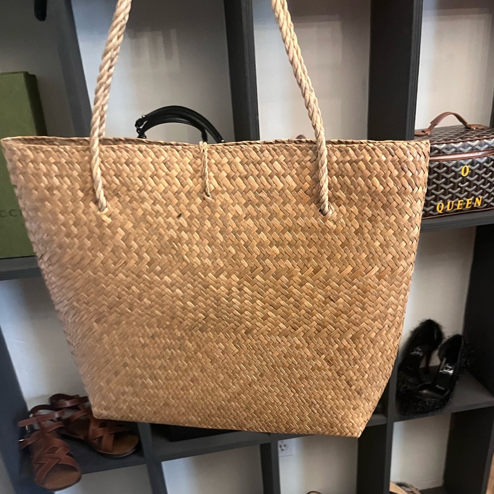 Handmade raffia bag - Picture 5 of 7